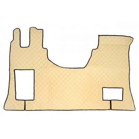 Tunnelabdeckung Fußmatten für MERCEDES Actros MP4 Sitz ohne Luftgefederten 