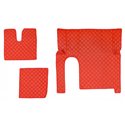 Tunnel covers and floor mats for MAN TGX for MANual 1 drawer 